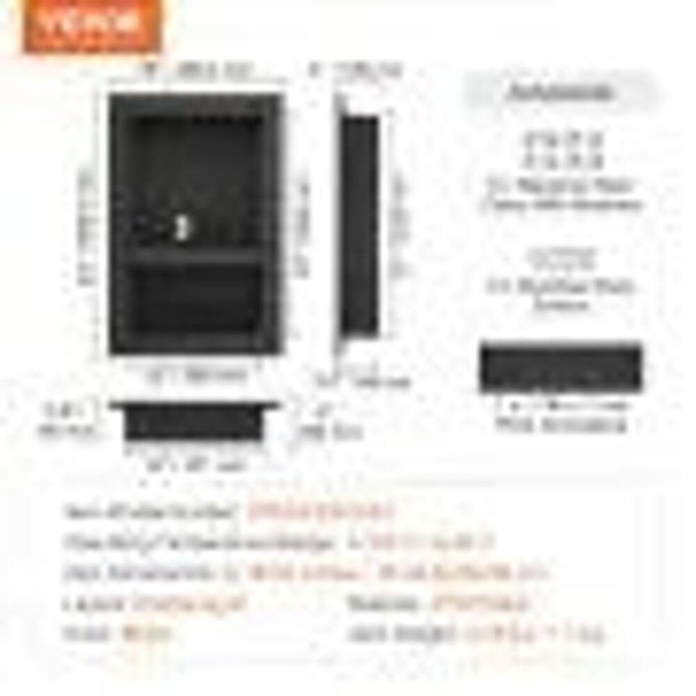 16x24 Recessed Shower Niche - Tile Ready Waterproof Wall Organizer - Picture 14 of 14
